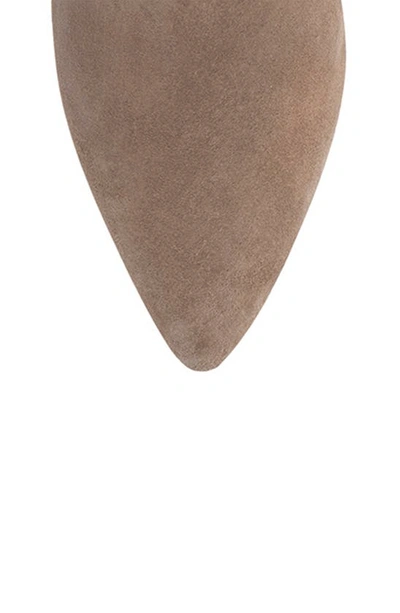Aquatalia Kaylani Pointed Toe Bootie In Light Taupe