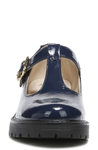 Shop Sam Edelman Kids' Taelor T-strap Shoe In Royal Navy
