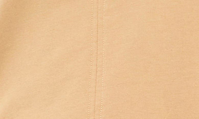 English Factory Puff-shoulder Mixed Media Minidress In Beige