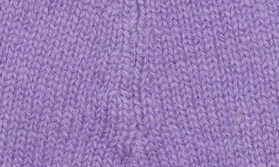 Shop Acne Studios Face Patch Rib Wool Beanie In Iris Purple
