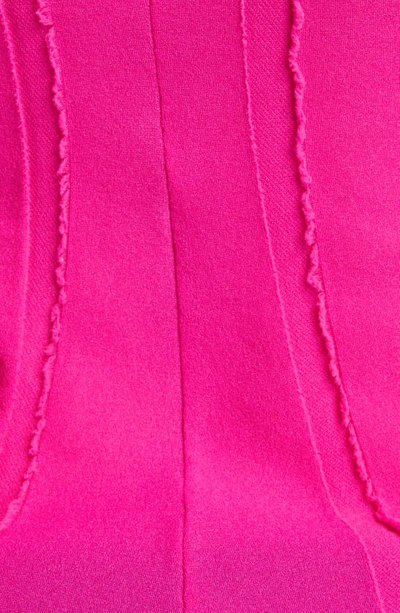 Shop Acne Studios Egaia Semisheer Nylon Turtleneck Top In Fuchsia Pink
