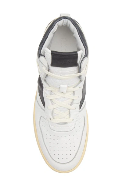 Shop Rhude Rhecess-hi High Top Sneaker In White/ Black