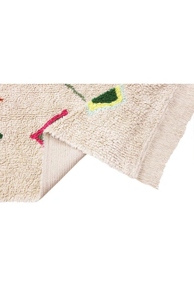 Lorena Canals Kaarol Washable Cotton Rug In Brown Tones