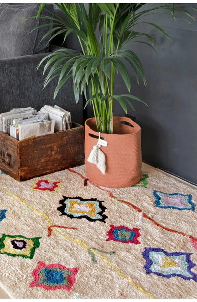 Lorena Canals Kaarol Washable Cotton Rug In Brown Tones