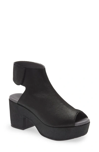 Shop Chocolat Blu Gabby Block Heel Sandal In Black Shimmer