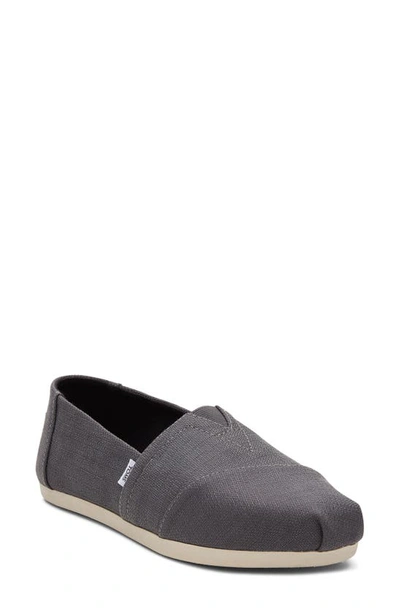 Shop Toms Alpargata Slip-on In Grey/grey/ Grey
