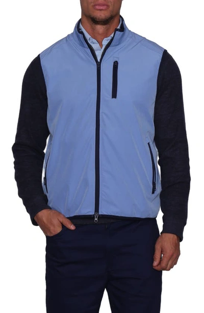 Shop Tailorbyrd Waterproof Performance Vest In Peri Blue