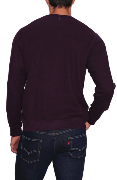 Shop Tailorbyrd Cozy Crewneck Sweater In Berry