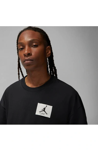 Shop Jordan Flight Essentials Jumpman Oversize T-shirt In Black