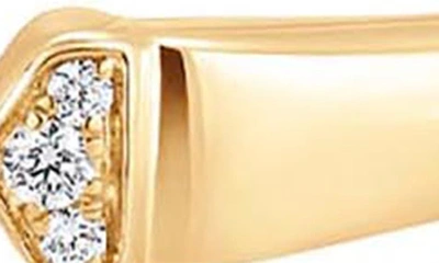 Sara Weinstock Unity Reverie Marquise And Cushion Diamond Bangle Cuff In Yellow Gold