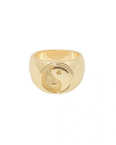 Shop Frasier Sterling 14k Plated Balance Me Out Ring In Multi