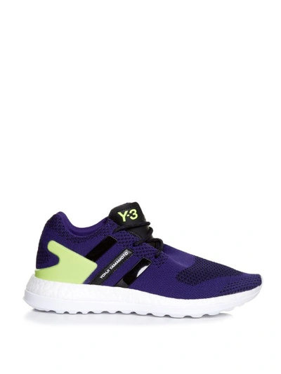 Y-3 Men's Pure Boost Zg Primeknit Sneakers In Purple