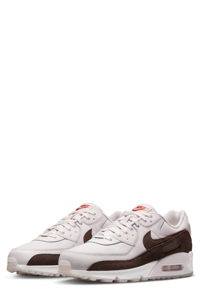 Shop Nike Air Max 90 Sneaker In Pearl Pink/ Brown/ Brown
