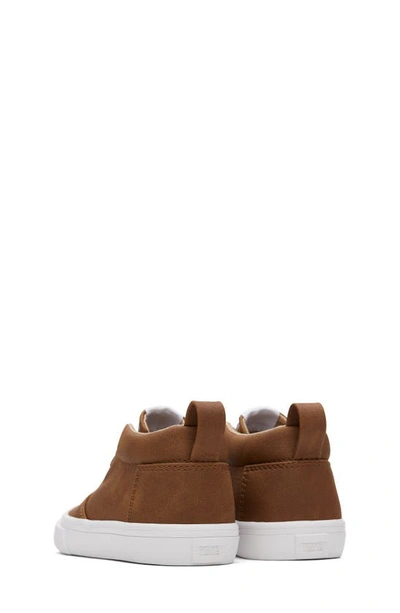 Shop Toms Kids' Fenix Mid Sneaker In Brown