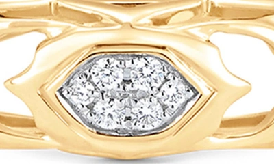 Shop Sara Weinstock Dentelle Diamond Cluster Ring In Rose Gold