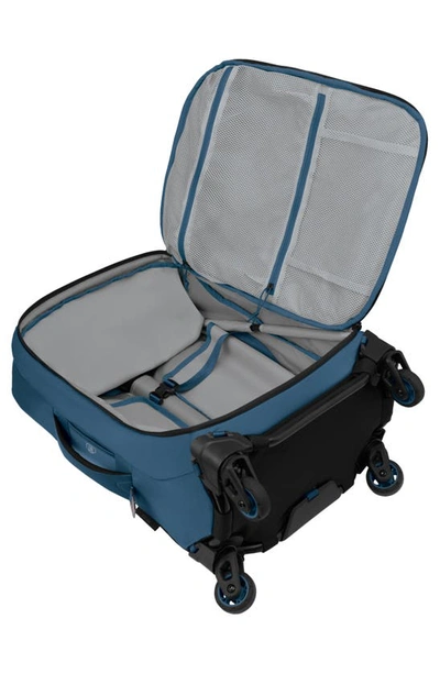 Shop Osprey Ozone 4-wheel 38-liter Carry-on Suitcase In Coastal Blue