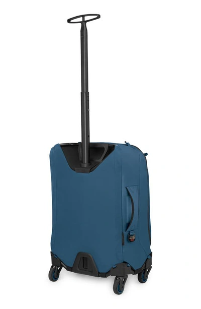 Shop Osprey Ozone 4-wheel 38-liter Carry-on Suitcase In Coastal Blue