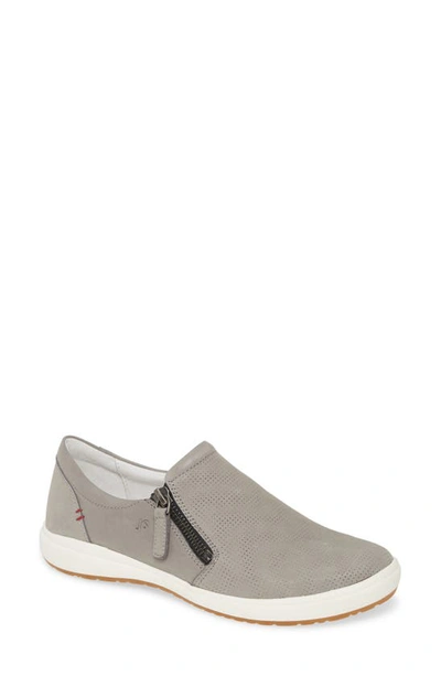Shop Josef Seibel Caren 22 Sneaker In Grey Leather