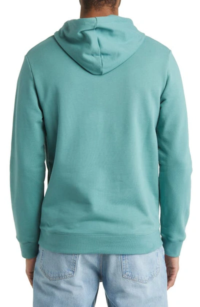 Shop Apc Marvin Organic Cotton Hoodie In Gray Green