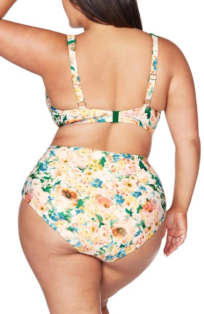 Shop Artesands Odette Botticelli High Waist Bikini Bottoms In Multi