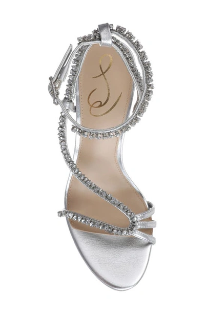 Shop Sam Edelman Granger Strappy Sandal In Soft Silver