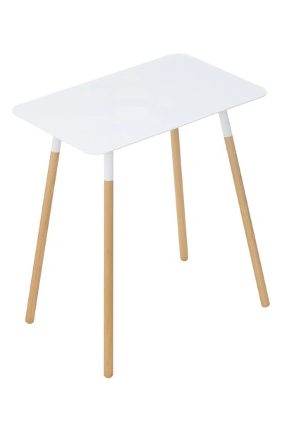 Shop Yamazaki Rectangular Side Table In White