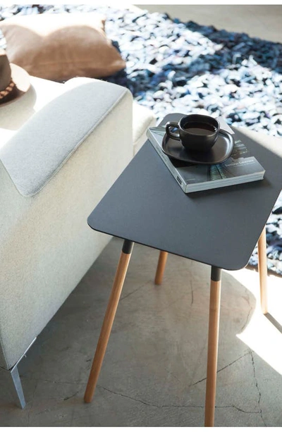 Yamazaki Rectangular Side Table In Black