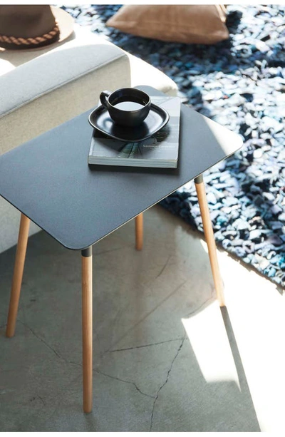 Yamazaki Rectangular Side Table In Black