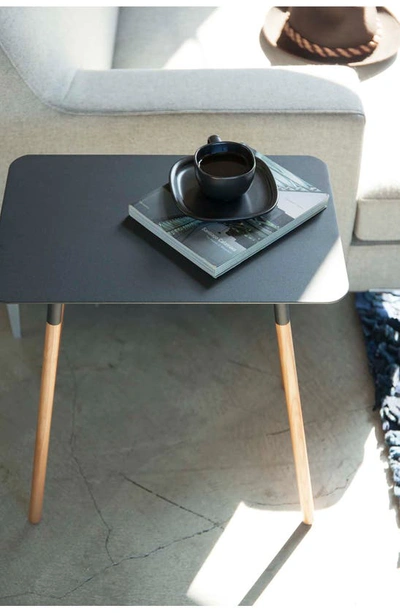 Shop Yamazaki Rectangular Side Table In Black