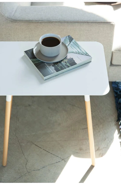 Yamazaki Rectangular Side Table In White