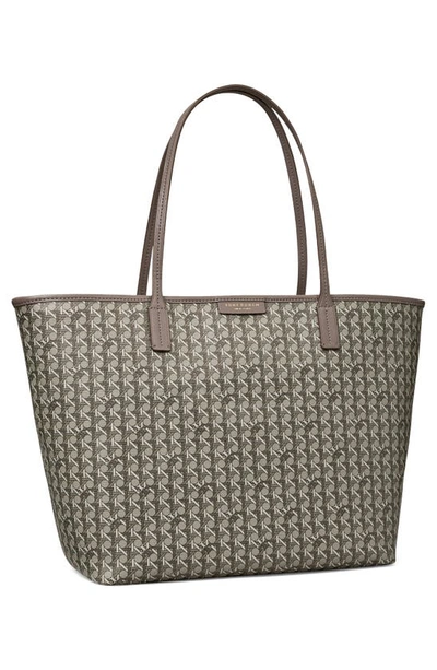 Shop Tory Burch Ever-ready Zip Tote In Zinc