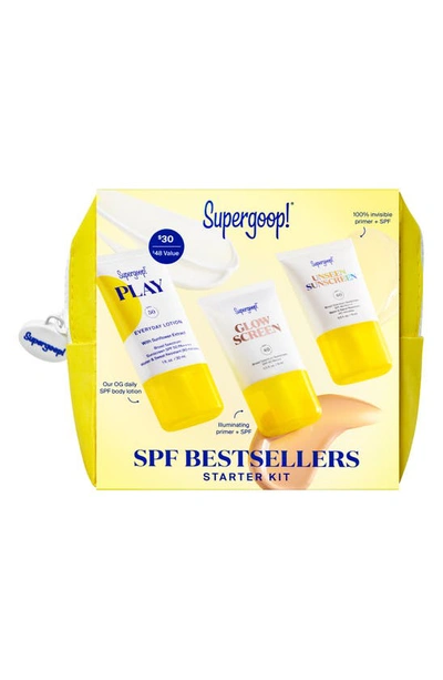 Shop Supergoop Spf Bestsellers Starter Kit, 1 oz