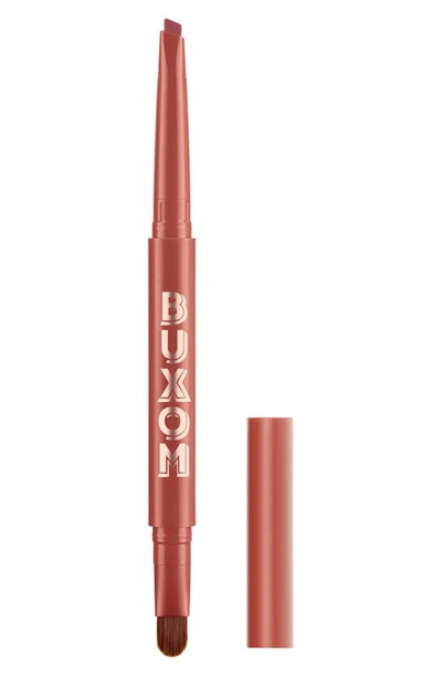 Shop Buxom High Spirits Power Line™ Plumping Lip Liner In Savvy Sienna