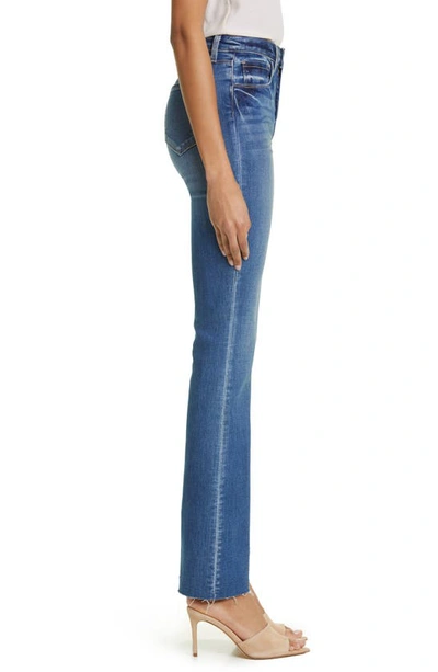 Shop L Agence Ruth Raw Hem Straight Leg Jeans In Cambridge