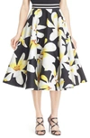 ALICE AND OLIVIA 'Dianna' Floral Print Circle Skirt