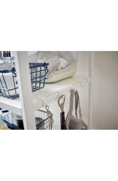 Yamazaki Tower 3-tier Storage Rack In White