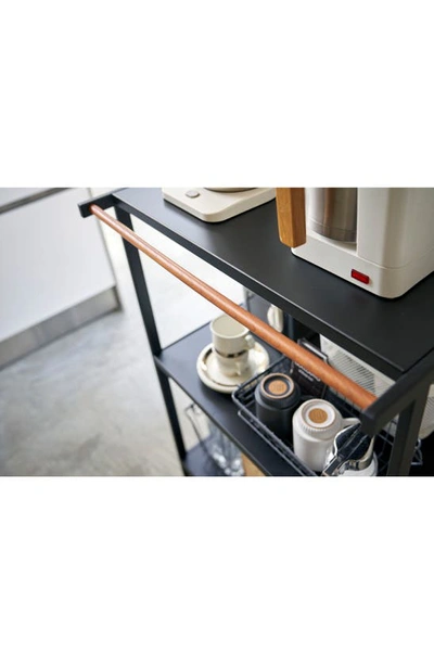 Shop Yamazaki Tower 3-tier Storage Rack In Black