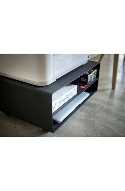 Yamazaki Tower Desktop Printer Stand In Black