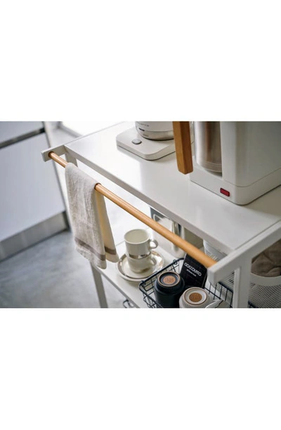 Yamazaki Tower 3-tier Storage Rack In White