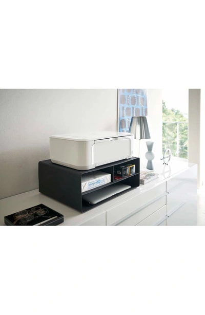 Yamazaki Tower Desktop Printer Stand In Black