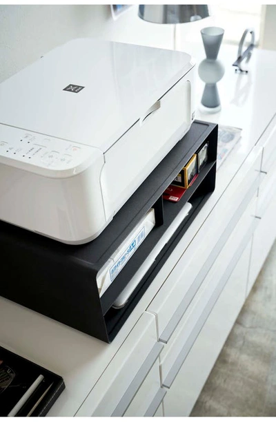 Yamazaki Tower Desktop Printer Stand In Black