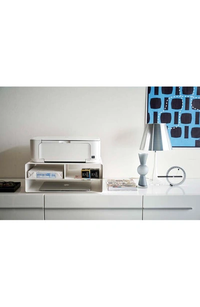 Yamazaki Tower Desktop Printer Stand In White
