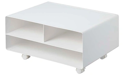 Yamazaki Tower Desktop Printer Stand In White
