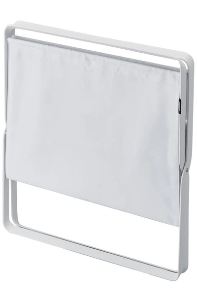 Yamazaki Tower Collapsible Storage Hamper In White