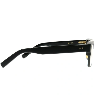 Shop Dita Statesman Dt Drx-2011l-55 Unisex Rectangle Eyeglasses 55mm In Black