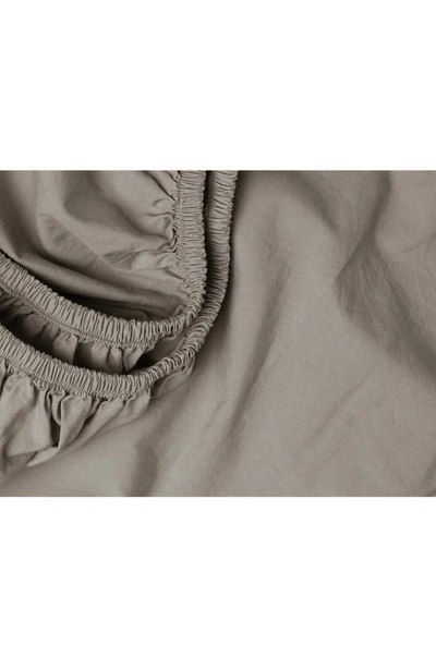 Parachute Percale Fitted Sheet In Putty