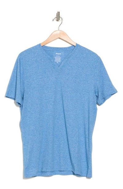 Shop Abound Notched Neck T-shirt In Blue Palace Jaspe