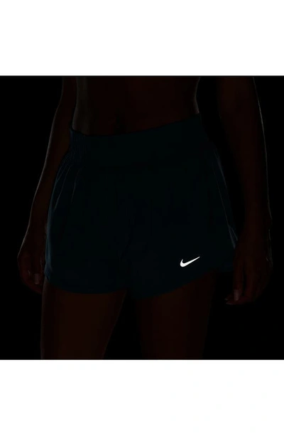 Shop Nike Dri-fit One Shorts In Noise Aqua/ Reflective Silv