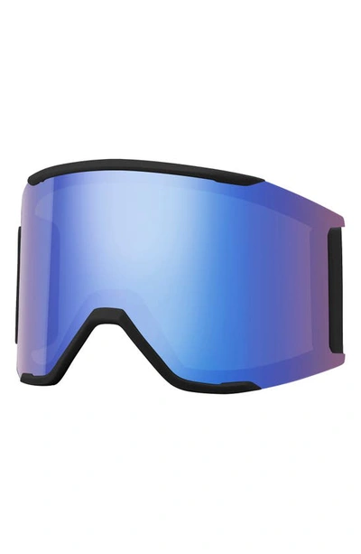Shop Smith Squad Mag™ 177mm Snow Goggles In Blackout / Chromapop Sun Black