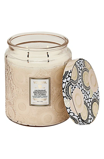 Shop Voluspa Jasmine Midnight Blooms Luxe Jar Candle